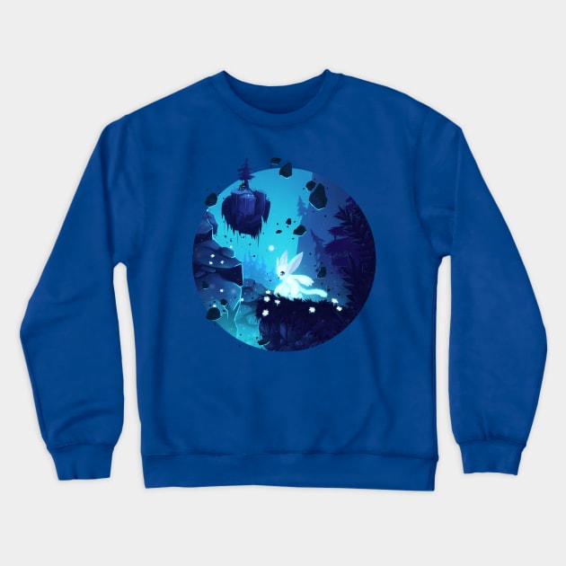 Ori - Lost without Light Crewneck Sweatshirt by NezuPanda